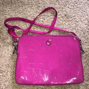 Coach crossbody bag/tablet carrier